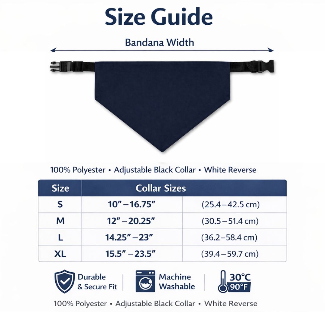 Cancer Bandana for Large & XL Dogs