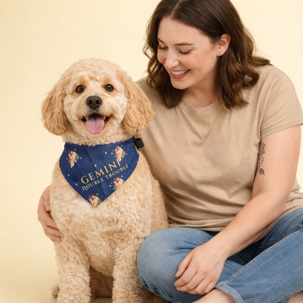 Gemini Bandana for Large & XL Dogs