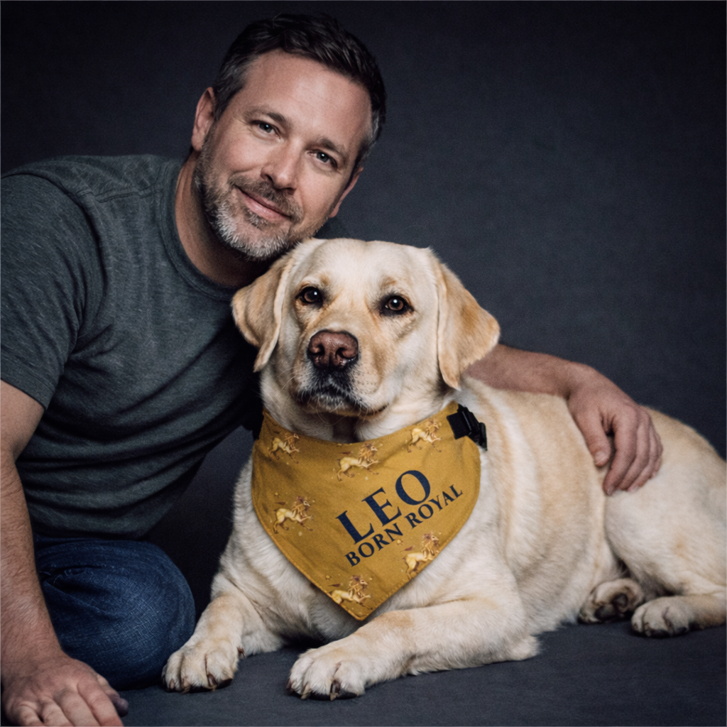 Leo Bandana for Large & XL Dogs
