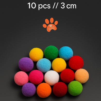 Interactive Cat Toy Balls with Rainbow Launcher Gun