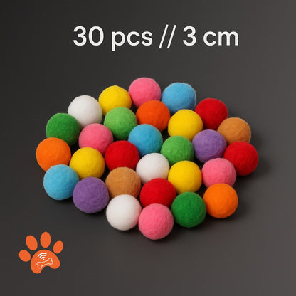 Interactive Cat Toy Balls with Rainbow Launcher Gun
