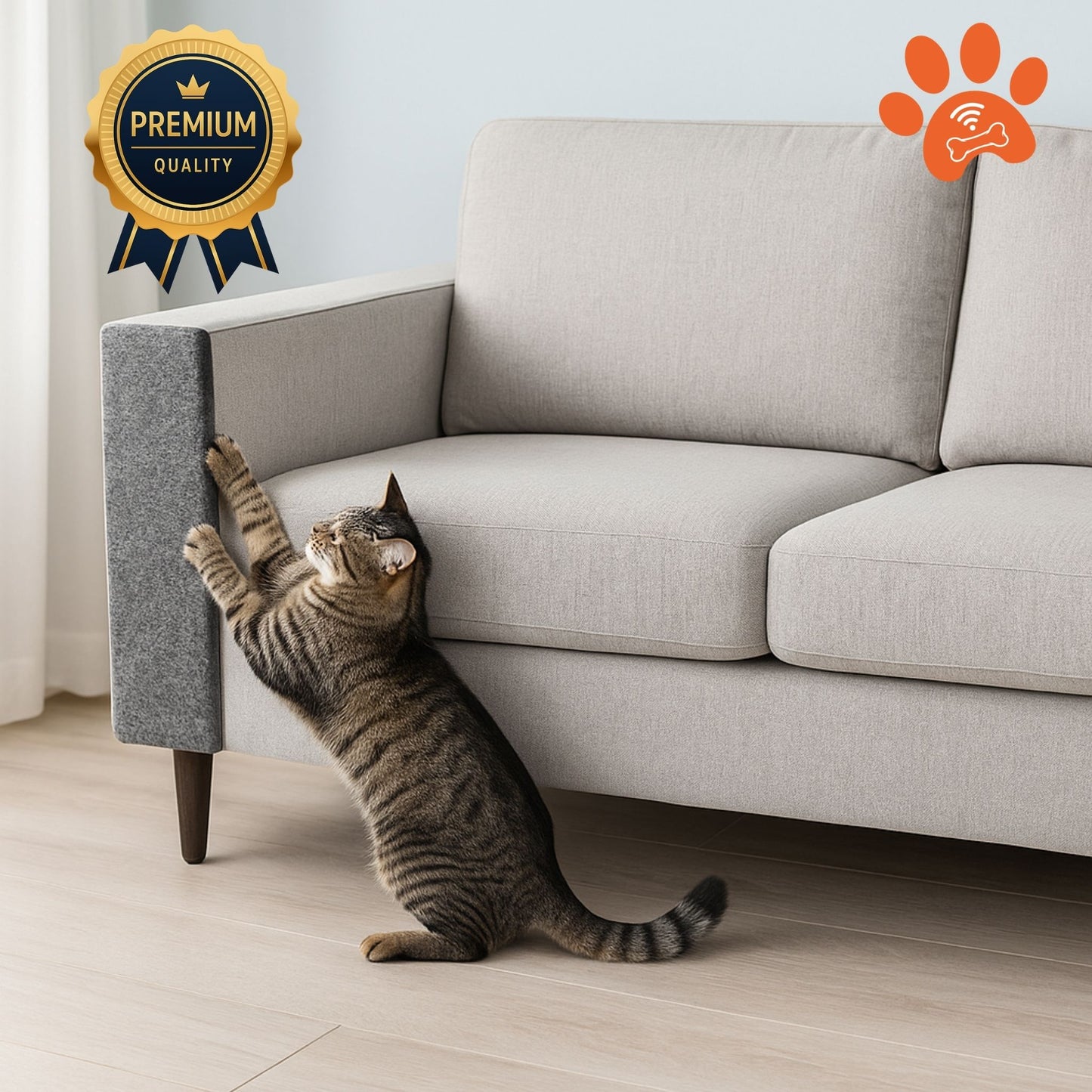 Ultimative Self-Adhesive DIY Cat Scratch Mat™ for Furniture Protection From Claws to Calm –  78.7"x15.8"