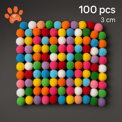 Interactive Cat Toy Balls with Rainbow Launcher Gun