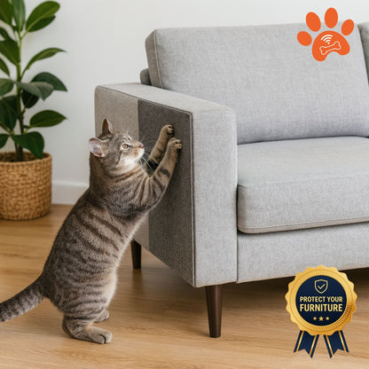 Self-Adhesive Cat Scratch Mat™ 11.8x39.4" Say Goodbye to Ruined Furniture!