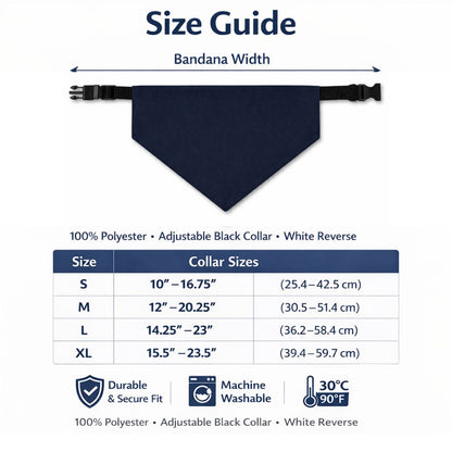 Aquarius Bandana for Large & XL Dogs