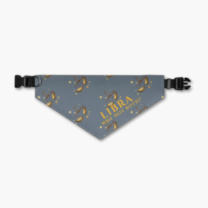 Libra Zodiac Pet Bandana Collar L/XL