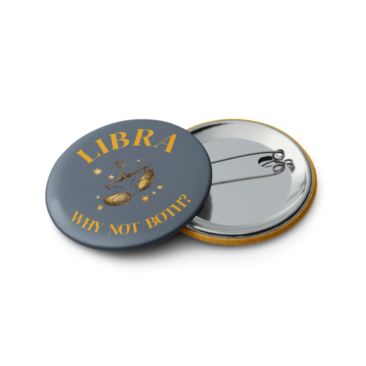 Libra Zodiac Pin Buttons Set of 5