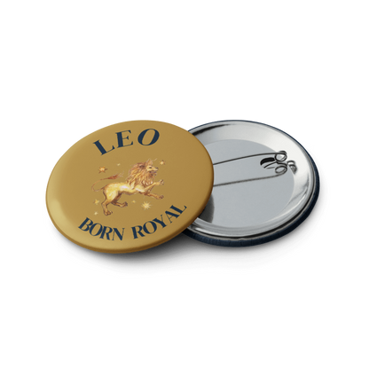 Leo Zodiac Pin Buttons Set of 5