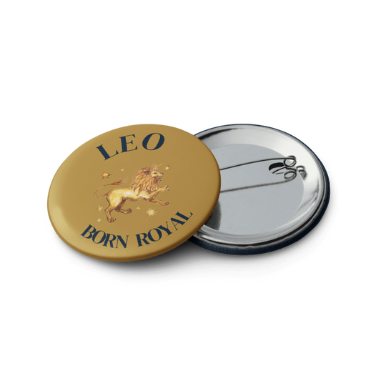 Leo Zodiac Pin Buttons Set of 5