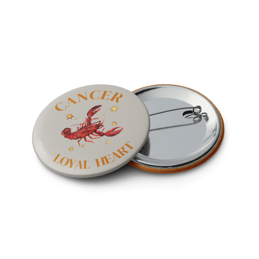 Cancer Zodiac Pin Buttons Set of 5