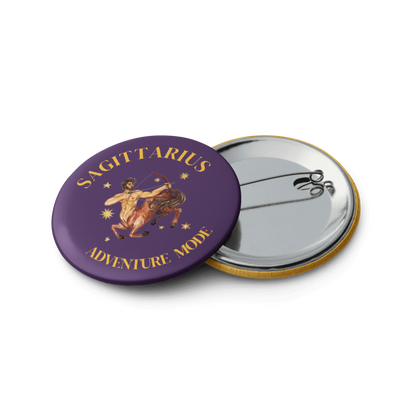 Sagittarius Zodiac Pin Buttons Set of 5