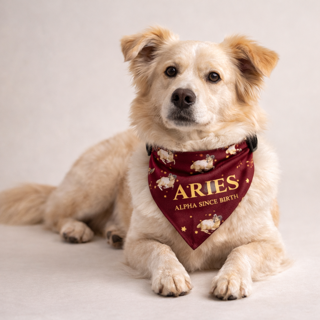 Aries Bandana for Small & Medium Dogs
