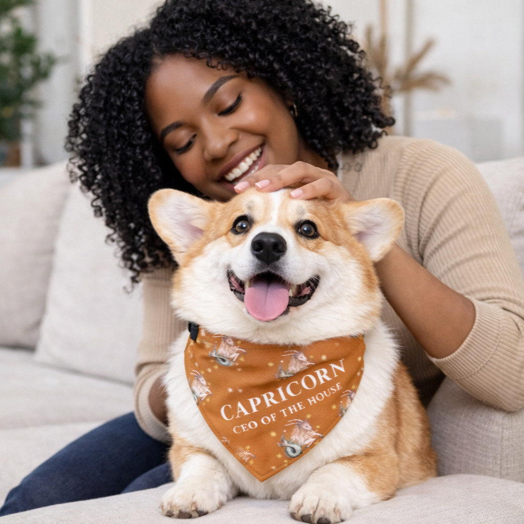Capricorn Bandana for Large & XL Dogs