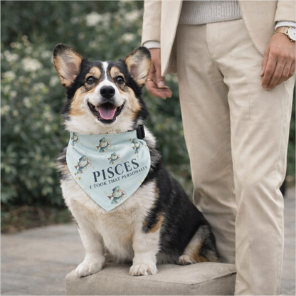 Pisces Bandana for Large & XL Dogs
